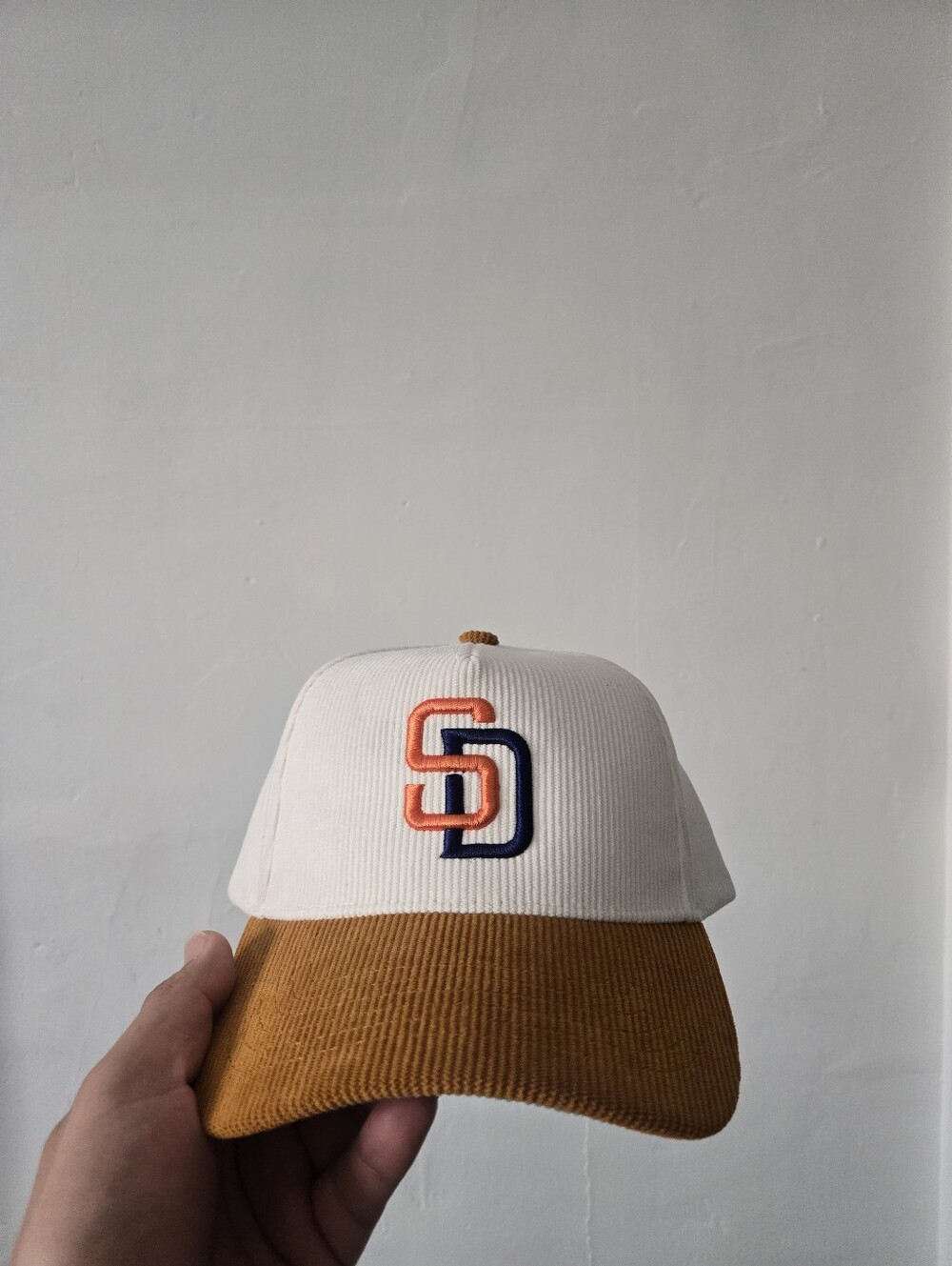San Diego 3d Corduroy Snapback